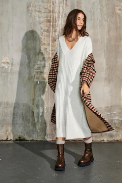 Only Vestido midi de punto