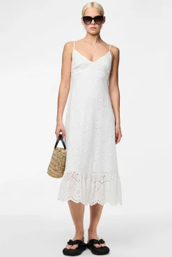 Pieces Vestido midi de tirantes