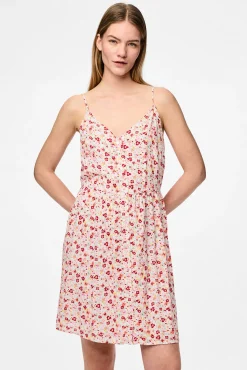 Pieces Vestido midi de tirantes