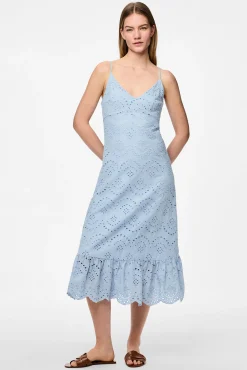 Pieces Vestido midi de tirantes