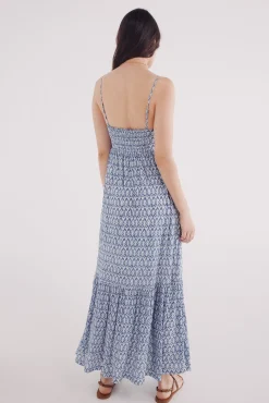 Springfield Vestido midi estampado geométrico