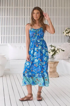 Jaase Vestido midi estampado Natalia