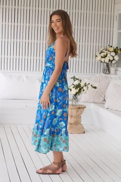 Jaase Vestido midi estampado Natalia