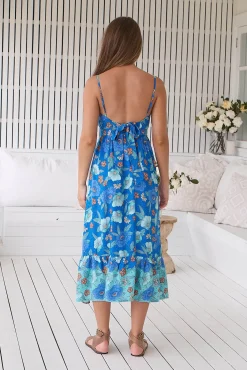 Jaase Vestido midi estampado Natalia