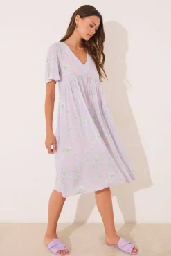 Women'secret Vestido midi viscosa