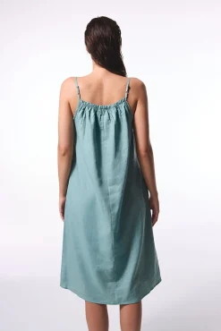 Penti Vestido midi lino