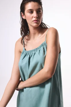 Penti Vestido midi lino