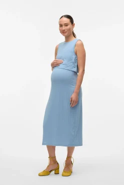 Mamalicious Vestido midi maternity