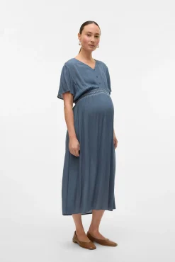 Mamalicious Vestido midi maternity y lactancia