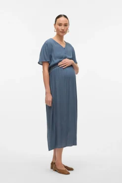 Mamalicious Vestido midi maternity y lactancia