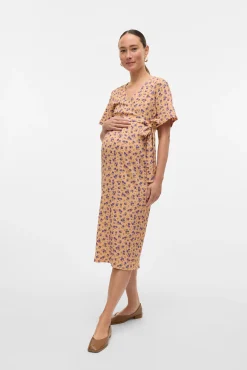 Mamalicious Vestido midi maternity y lactancia