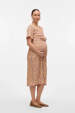 Mamalicious Vestido midi maternity y lactancia