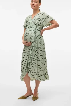 Mamalicious Vestido midi maternity y lactancia