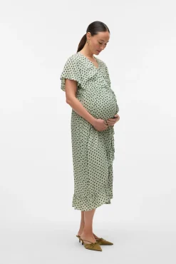 Mamalicious Vestido midi maternity y lactancia