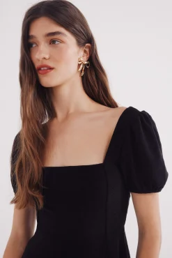 Springfield Vestido midi liso