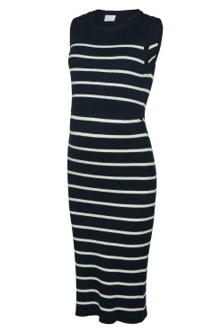 Mamalicious Vestido midi punto maternity