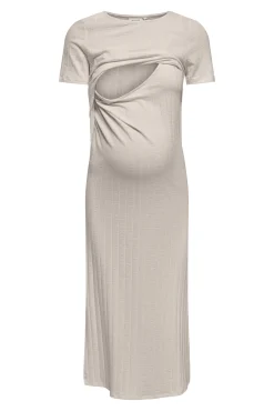 Only Maternity Vestido midi sin mangas maternity y lactancia