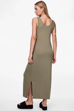 Pieces Vestido midi tirantes