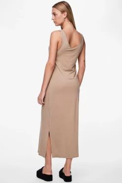 Pieces Vestido midi tirantes