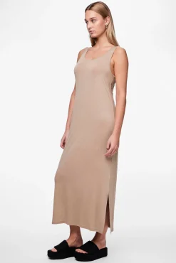 Pieces Vestido midi tirantes