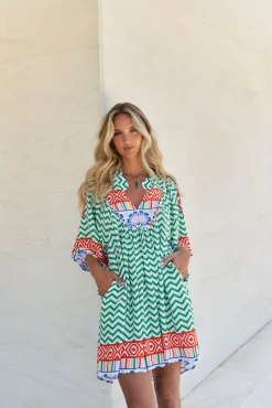 Jaase Vestido mini estampado Boheme