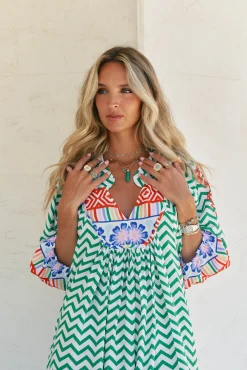 Jaase Vestido mini estampado Boheme