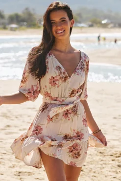Jaase Vestido mini estampado Dahlia