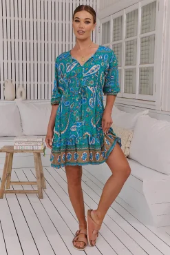 Jaase Vestido mini estampado Faith