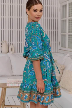 Jaase Vestido mini estampado Faith