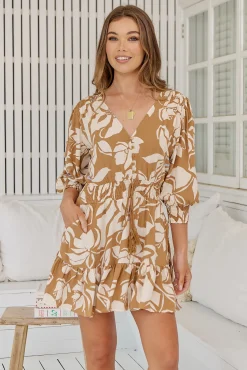 Jaase Vestido mini estampado Nusa