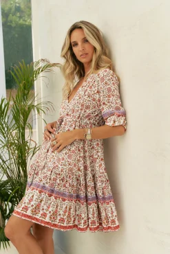 Jaase Vestido mini estampado Rae
