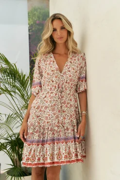 Jaase Vestido mini estampado Rae