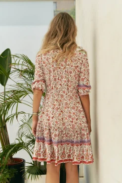 Jaase Vestido mini estampado Rae