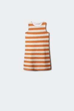 Crianças Springfield Kids Vestido rayas crochet niña