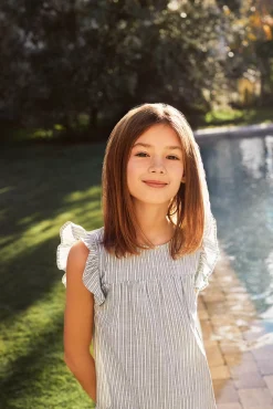 Crianças Springfield Kids Vestido rayas niña
