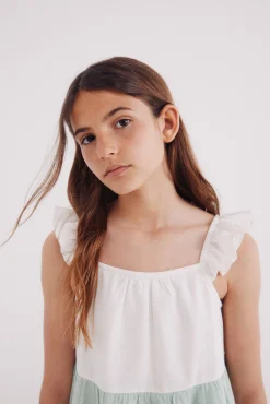 Crianças Springfield Kids Vestido tricolor niña