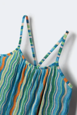 Crianças Springfield Kids Vestido tricolor niña