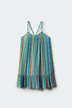 Crianças Springfield Kids Vestido tricolor niña