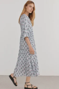 Pedro del Hierro Vestido tunica estampado
