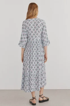Pedro del Hierro Vestido tunica estampado