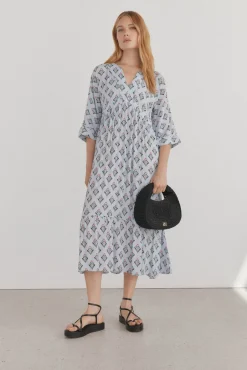 Pedro del Hierro Vestido tunica estampado