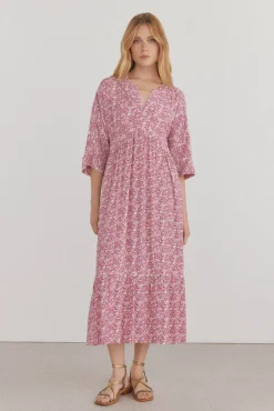Pedro del Hierro Vestido tunica estampado