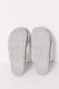 Women'secret Zapatilla abierta casa pelo