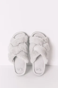 Women'secret Zapatilla abierta casa pelo