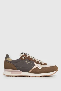 Pepe Jeans Zapatilla running retro Brit Mixt