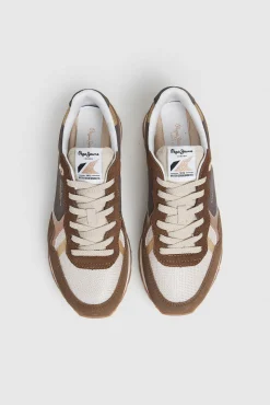 Pepe Jeans Zapatilla running retro Brit Mixt
