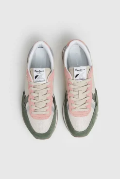 Pepe Jeans Zapatilla running retro Brit Mixt