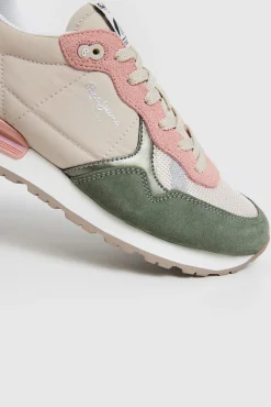 Pepe Jeans Zapatilla running retro Brit Mixt