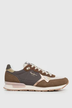 Pepe Jeans Zapatilla running retro Brit Mixt