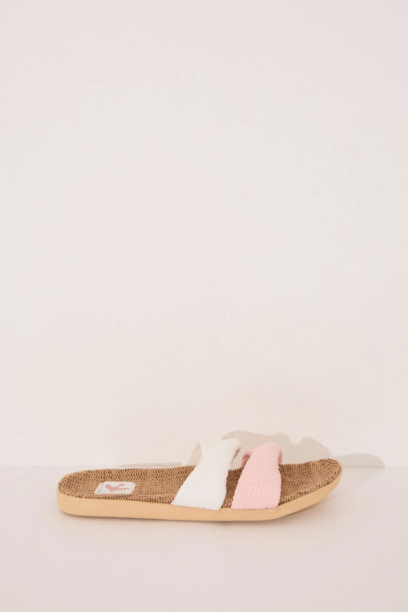 Women'secret Zapatillas abiertas raffia nudos